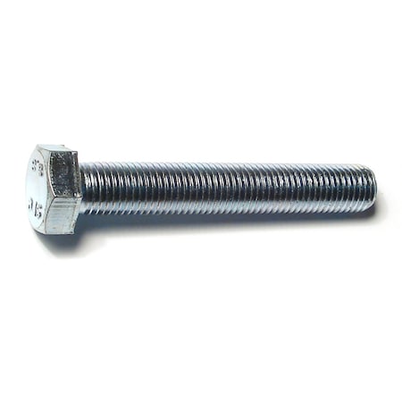 Midwest Fastener Class 8.8, M16-2.00 Hex Head Tap Bolt, Zinc Plated Steel, 100 mm L, 2 PK 78427